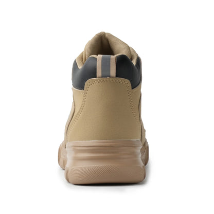 high-top Men Safety Shoes Protection Shoes Anti-Smash Anti-puncture Work Boots Indestructible Shoes Fashion Working Sneakers
