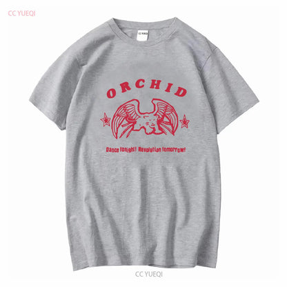 Orchid Dance Tonight T Shirt Screamo Punk Music Ampere Jeromes Dream Raein Y058 vintage Washed Slightly Stretched graphic