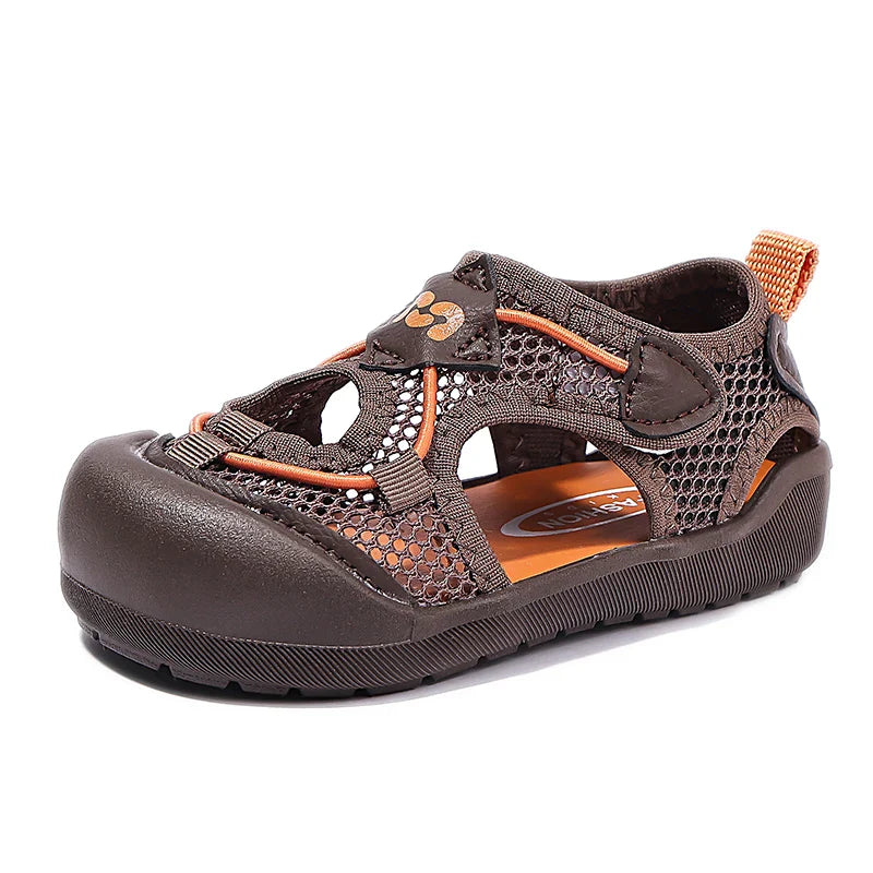 Boys Girls Recycled Adventure Sandals 2026 New Summer Kids Sporty Sandals Non-slip Versatile Chic Outdoor Barefoot Hiking Shoes