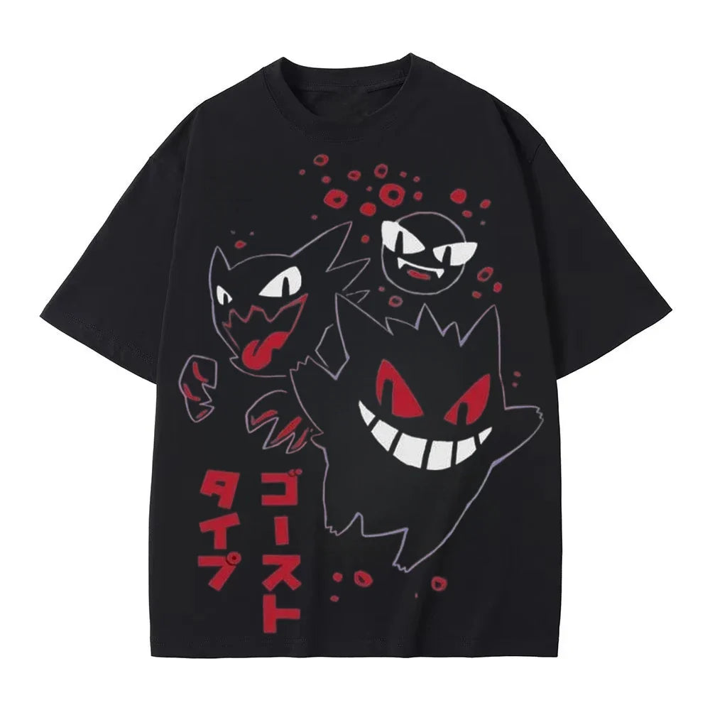 Graphic T - Shirts for Men Women Summer Y2K Harajuku Loose Casual Short-sleeved Tops
