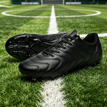 AG FG Athletic Soccer cleats PU Fabric Comfort Upper TPU Anti-slip Long Studs Sole Reliable Quality Adult Kids Training Shoes