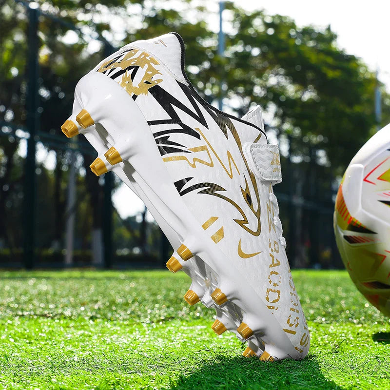 New Men Kids Soccer Shoes Non-Slip Football Boots Ultralight Cleats Match Grass Boys Professional Training Shoes Drop Shipping