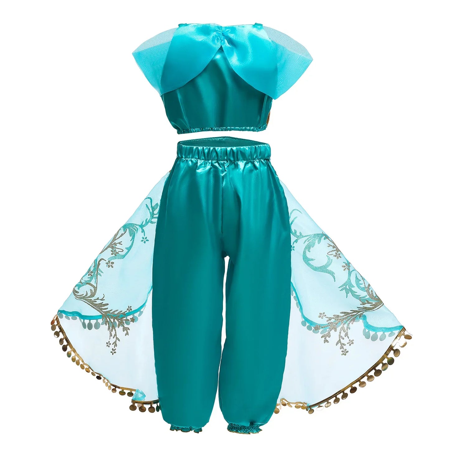 Girls Cosplay Costume Princess Dress Kids Magic Lamp Fancy Birthday Party Dresses Party Clothes 2-12Yrs