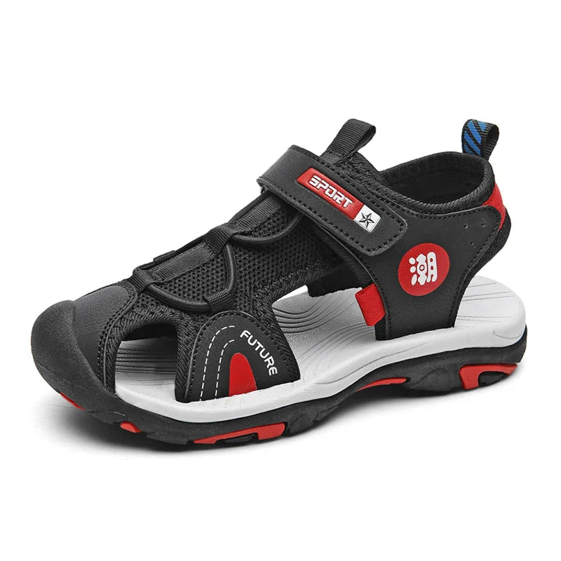 Summer Beach Shoes Kids Closed Toe Anti-collision Sandals Breathable Children Casual Walking Sandals For Boys And Girls