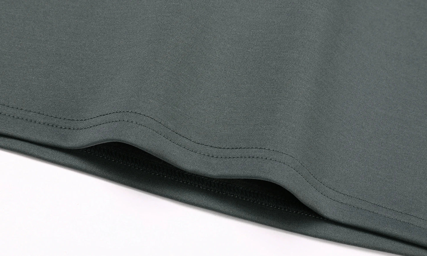 Luxury Quality Men's Polo Shirt Simple Solid Color Print Long Sleeve Autumn Lapel T-Shirt Business Casual Fashion Trend Menswear