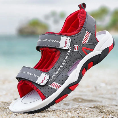 Children Sport Sandals Summer for Boys Outdoor Casual Beach Shoe Comfortable Soft Sole Kids Walking Sandials Non-slip