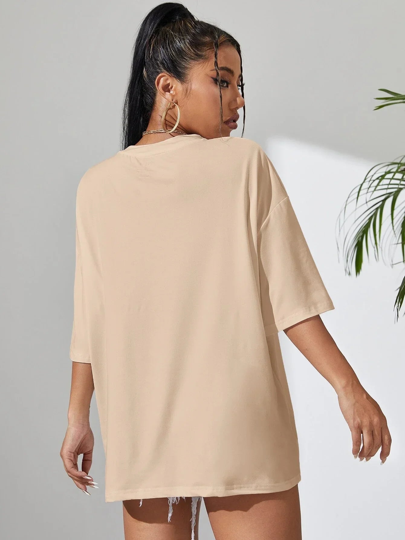Cotton Solid Color Summer T Shirt Female Street Hip Hop T-shirts Cotton Casual Short Sleeve Comfortable Fashion Tee Tops