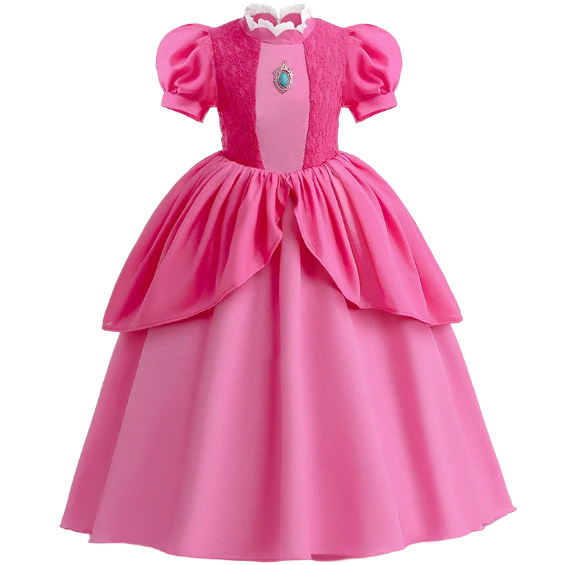 Cinderella Anna Elsa Costume Children Princess Dress for Girls Kids Cosplay Snow White Christmas Carnival Party Disguise Outfit