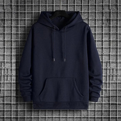 2025 New in Men's Sportswear Solid Color Hoodie + Sweatpants Urban Casual Fashion Tracksuit Fall/winter Comfort Warm Soft Outfit