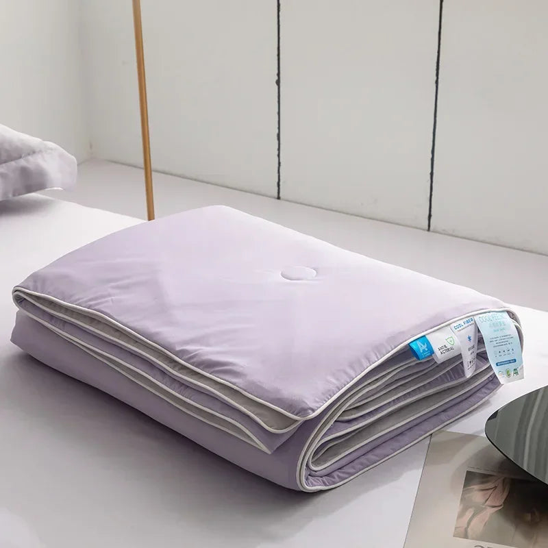 High Quality Cooling Blankets Smooth Air Condition Comforter Lightweight Summer Quilt with Double Side Cold  Cooling Fabric