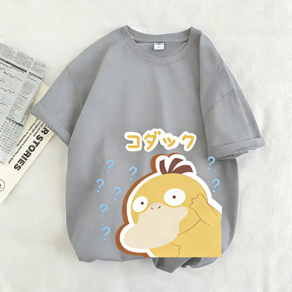 T Shirt Man Women 2026 Summer Y2k Short Sleeve Tee Tops Streetwear Oversized Casual Parent-child Clothing