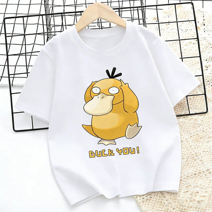 Graphic T Shirt Man Women Short Sleeve Tee Top Streetwear Oversized Casual Parent-child Clothing