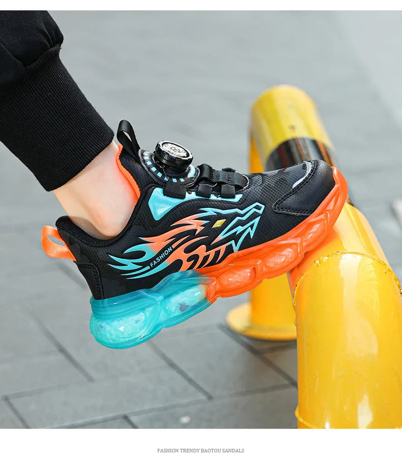 Kids Shoes Boy Casual Sneakers Platform Comfortable Children School Sports Tenis Boy Shoes Children's Basketball Shoes