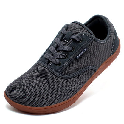 Wide-Toe-Box Barefoot Shoes for Men Minimalist Breathable Comfortable Trail Walking Shoes