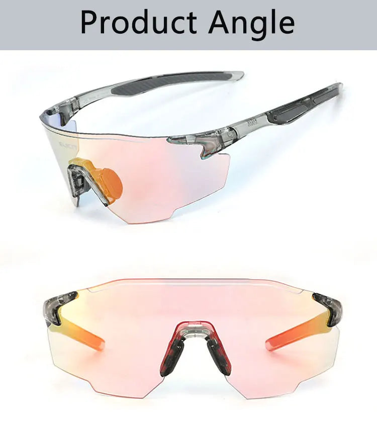 Photochromic Polarized Cycling Glasses Men Women Bike Glasses UV400 Eyewear Sunglasses HikingMTB Road Bicycle Goggles