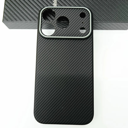 Genuine Aramid Carbon Fiber Mag Safe Magnetic Case For iPhone 17 Pro Max 17Pro Matte Camera Hole Thin Hard Armor Cover