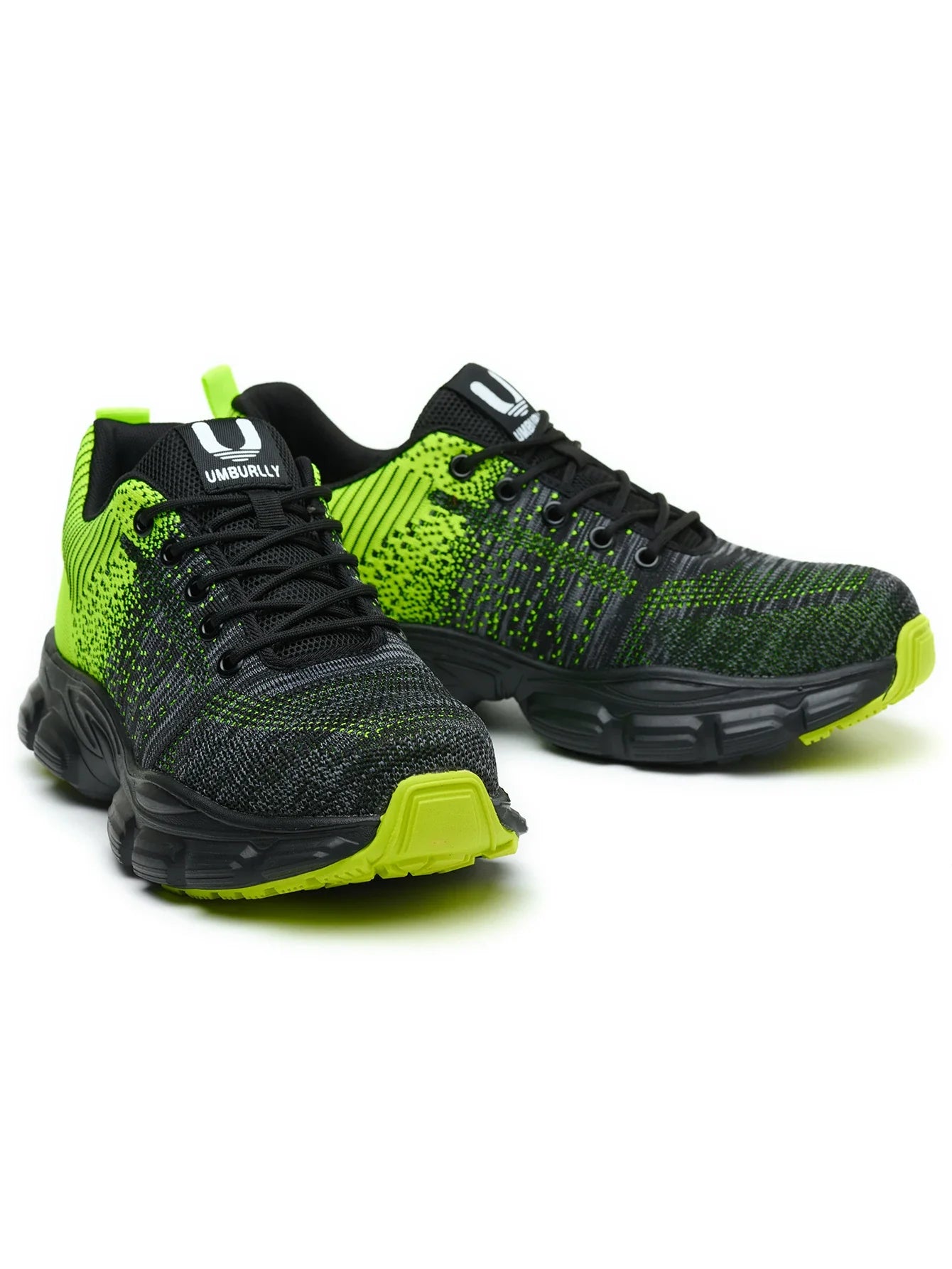 Women's Steel Head Safety Shoes Smash Proof Stab Penetration Air Lightweight Pure Black Simple Sneakers Women's Work Shoes