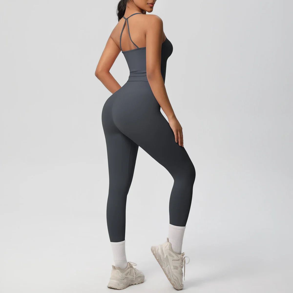 2PCS Yoga Set Nude Feeling Workout Sets Women Tracksuit Gym Push Up Fitness Running Workout Sportwear Sport Bra Leggings Suit