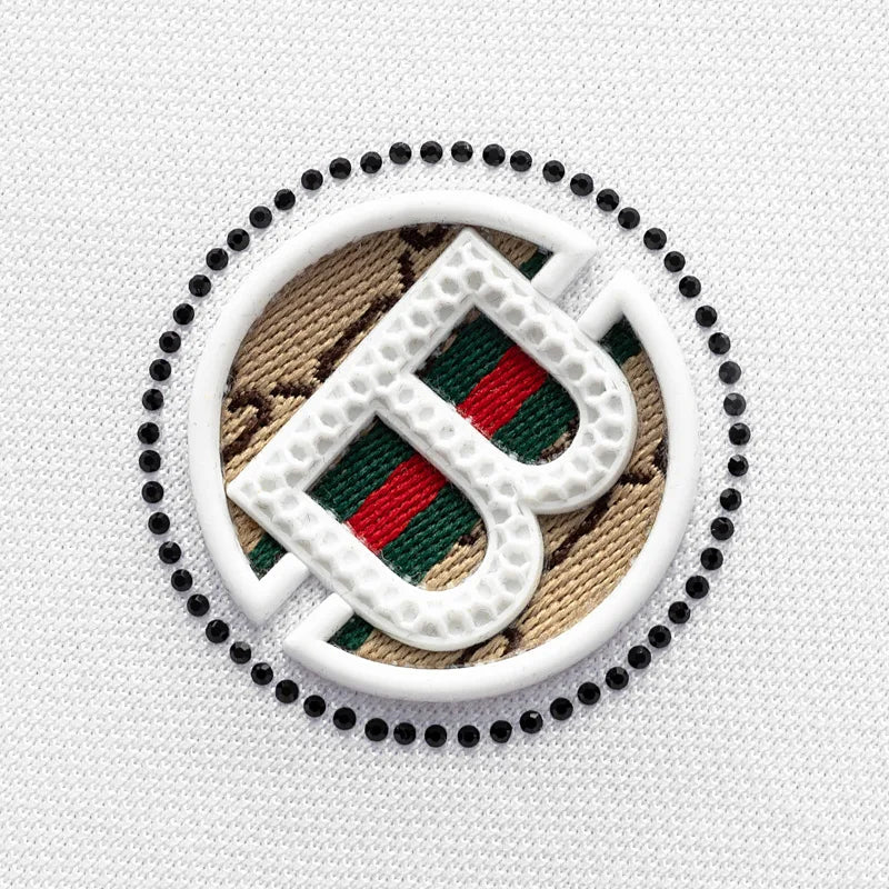 2025 New Summer Men's Business Leisure High end Fashion Boutique Embroidery Original Design Top Short sleeved Polo Shirt