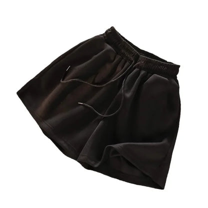Casual shorts, wide-legged home shorts, women's summer and Korean version of loose thin high-waisted casual cool sweatpants