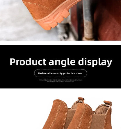 Breathable, Anti Smashing, Wear-resistant Labor Protection Shoes, Welding Boots, Lightweight and Safe Shoes for Summer
