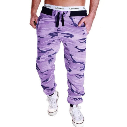 2025 new Sweatpants Men Camouflage Elasticity Cargo Pants Drawstring Multi Pockets Bottoms Casual Jogger Trousers