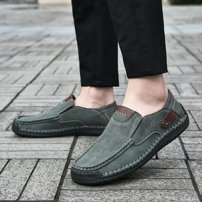 Spring Handmade Men Shoes Casual Comfortable Men Slip On Loafers Men Walking Flats Hot Sale Moccasins Tooling Shoes Sneakers