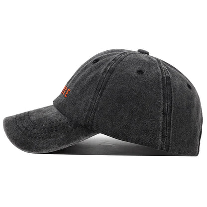 Bad Hair Day Washed Black Baseball Cap female male Snapback Hat