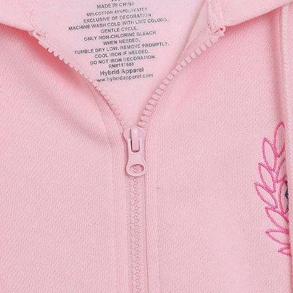 Cute Marie Cat Fleece Hooded Sweatshirt Winnie the Pooh Embroidery Zip Up Hoodies Jacket Women Casual Cartoon Jumper Top