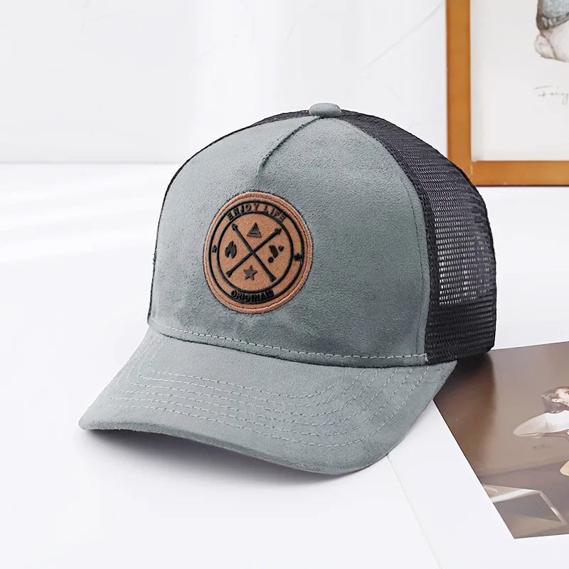 Four Seasons Mesh Baseball Cap Women Men Fashion Casual Breathable Letter Icon Unisex HipHop Trucker Caps Outdoor Sports Dad Hat