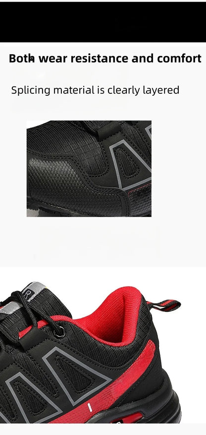 Sapatilha de Trekking Impermeável Masculina, Tênis Esportivo para Excursão, Tênis de Trekking de Amarrar, Sapatilha de Trekking Feminina, Tênis Tático Antiderrapante para Caça