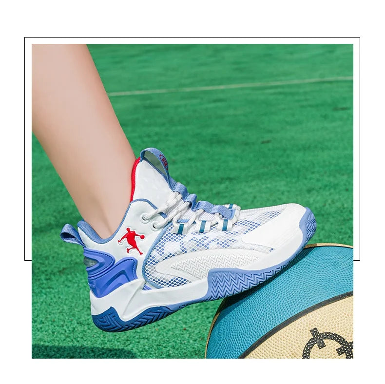 Kids Basketball Shoes Boys Sneakers Non-slip Child Trainer Basket Shoes Outdoor Children Sport Shoes Zapatillas De Deporte
