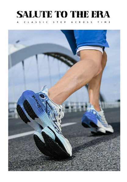 2025 New Men's Running Shoes Cushioning Carbon Plate Racing Marathon Athletic Shoes Comfortable Non-slip Sports Tennis Shoes
