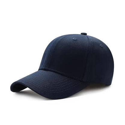 Men's and Women's Summer Baseball Cap Pure Cotton Solid Color Cap Fashion Driver Hat Sunshade Four Seasons Hat