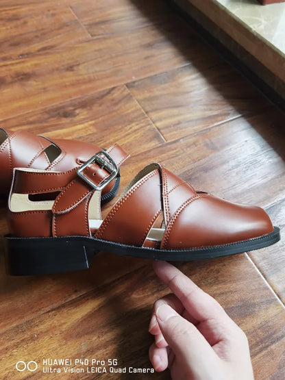 Fashion Women's Shoes New High Quality Leather Split Toe Mary Jane Shoes Comfortable Low Heel Women Shoes Lolita