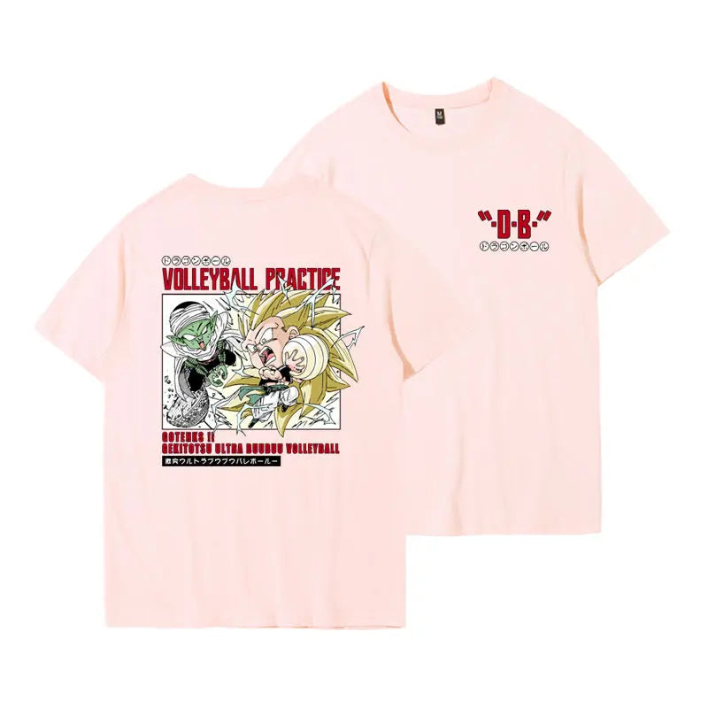 Tide Brand Joint T-shirt Wukong Frisa Animation Peripheral Clothes Ins Men's America Short-sleeved T-shirt
