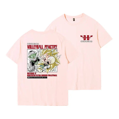 Tide Brand Joint T-shirt Wukong Frisa Animation Peripheral Clothes Ins Men's America Short-sleeved T-shirt