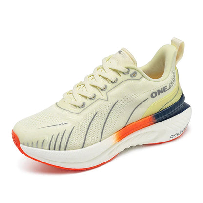 Cushioning Running Shoes For Men Suitable Heavy Runners Lace Up Sports Women Non-slip Outdoor Athletic Male Sneakers