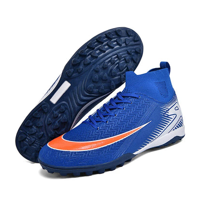 New Men Football Boots Kids Ankle Cleats Grass Soccer Shoes Futsal Indoor Sport Match Training TF/FG Hot-selling High-quality