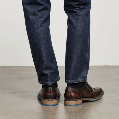 Retro Men Derby Shoes Men Casual shoes Fashion Men Leather Shoes