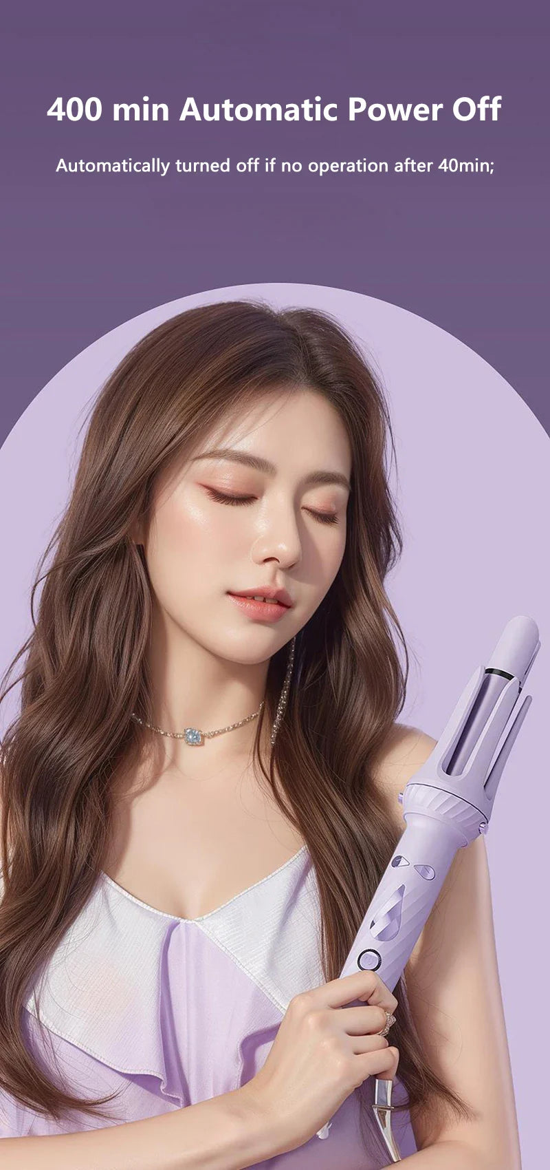 3 IN 1 Negative Ions 28mm & 32mm Roll Automatic Hair Curler Heating Straight Hair Comb Electric Ceramic Curling Iron Hair Stick