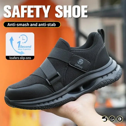 Lightweight Breathable Labor Protection Shoes Are Lightweight Anti Smashing Anti Puncture for Men A Must-have for Lazy People