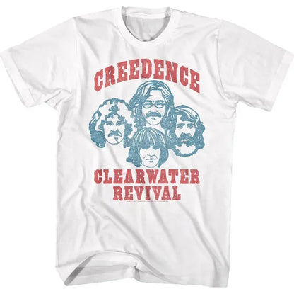 Short Sleeve Creedence Clearwater Revival Bikers Oversize T Shirt Funny Men Women T-shirt Cotton Streetwear Tops Tee Clothing