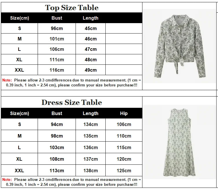 Autumn Winter Casual Women Cotton Linen Shirt Fashion Print Long Dress Set with Pocket Blouse Elegant Lady Street 2 Piece Set