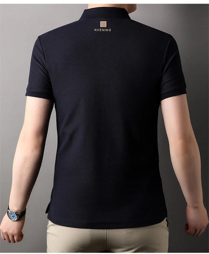 High end brand 100% cotton polo shirt short sleeved men's 2024 summer fashion embroidery comfortable breathable casual T-shirt