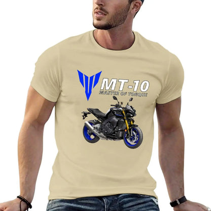 MT-10 Motorcycle T-Shirt anime t shirts rapper graphic tees plus size clothes oversized t shirt fitted t shirts for men