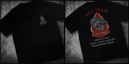 Navy SEALs Red Team Tactical Chiefs Military Men's Brothers Cotton Short Sleeve T-Shirt Crew Neck Loose Comfort Clothing