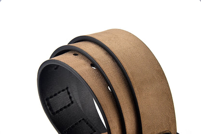 Buckle  Leather Casual Jeans Belt Men High Quality Retro Luxury Male Strap Cintos 3 Colors 2023 NEW