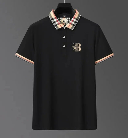 Luxury brand short sleeve men's polo shirt hot selling in summer classic embroidery high-end breathable cotton golf top T-shirt