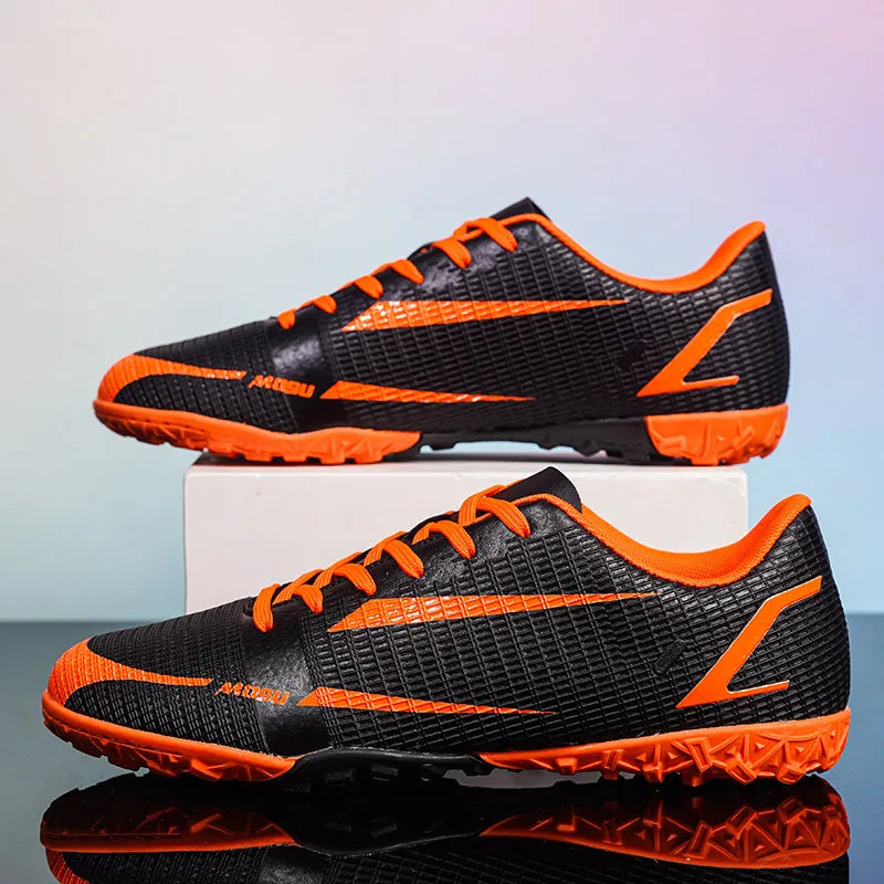 New Outdoor Men Soccer Shoes Adult Cleats Long Spikes Football Boots Training Sport Footwear Sneakers Non Slip Training Unisex